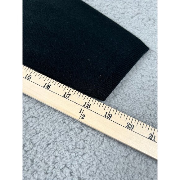 Quacker Factory Women XL Black Rhinestone Long Sleeve Special Occasion Sweater - Picture 10 of 12